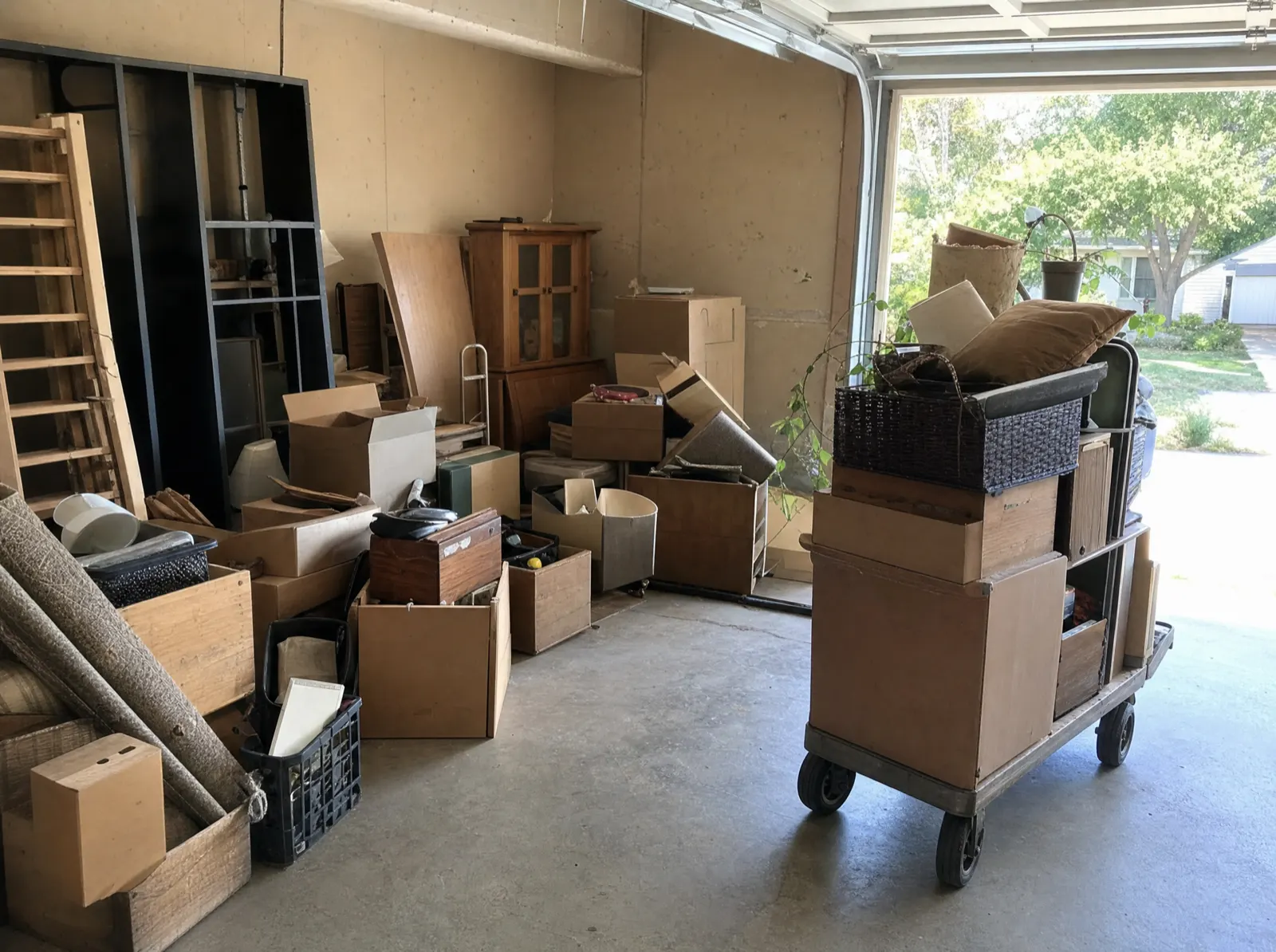 Property mid-cleanout in Creve Coeur